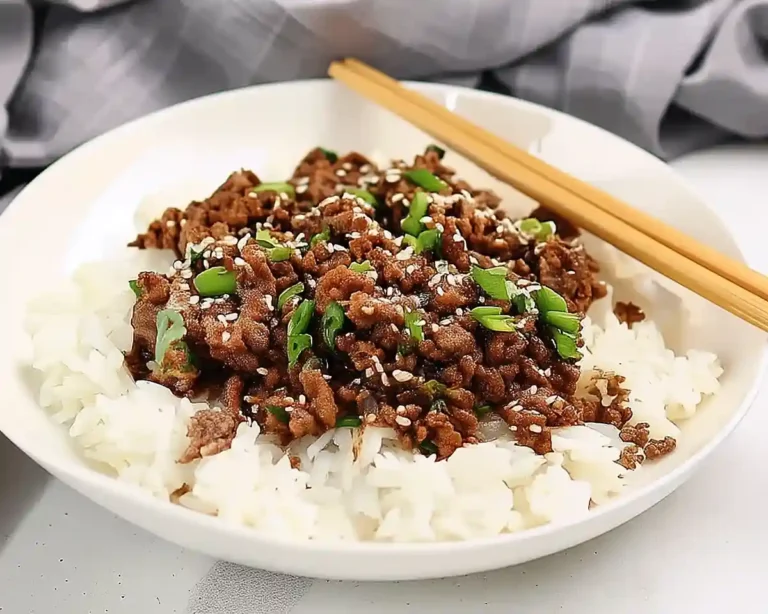 Korean Ground Beef Bowl