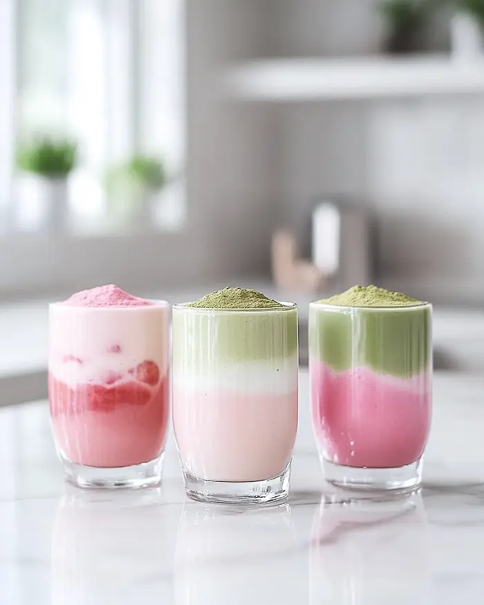 Matcha Strawberry Desserts