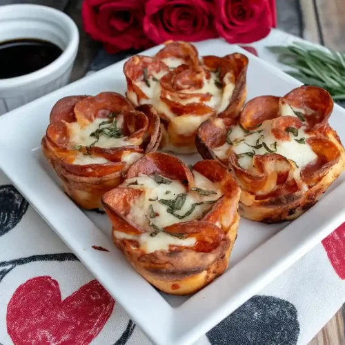 Pizza Roses for Valentine's Day 5 Pizza Roses for Valentine’s Day