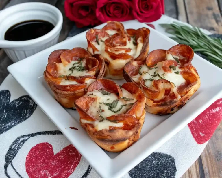 Pizza Roses for Valentine’s Day