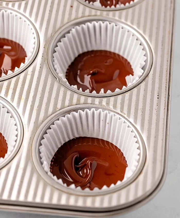 Protein Copycat Reese's Cups step by step