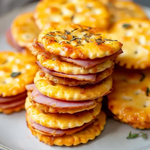 Ritz Cracker Party Sandwiches