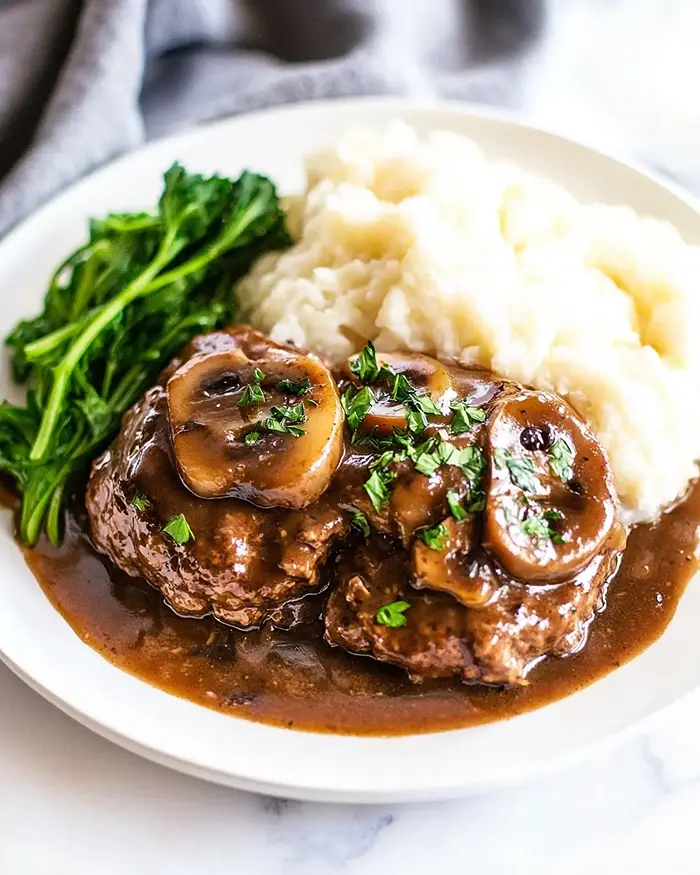 Salisbury Steak With Brown Gravy