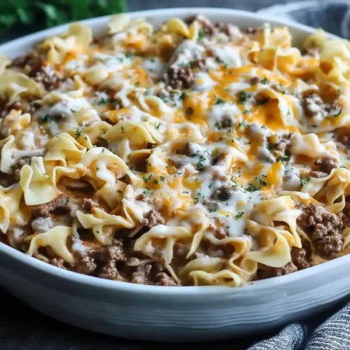 Sour Cream Beef Noodle Casserole 5 Sour Cream Beef Noodle Casserole