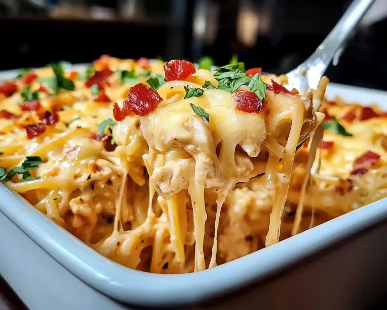 Southern Chicken Spaghetti Casserole