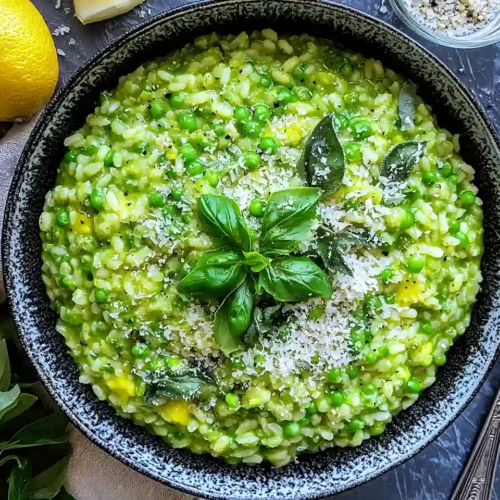 Spring Pea Risotto