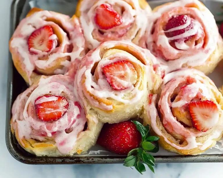 Strawberry Cinnamon Rolls