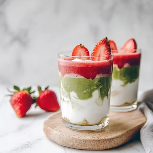 Strawberry Matcha Latte