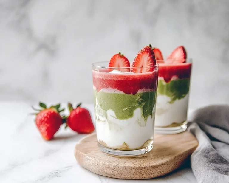 Strawberry Matcha Latte