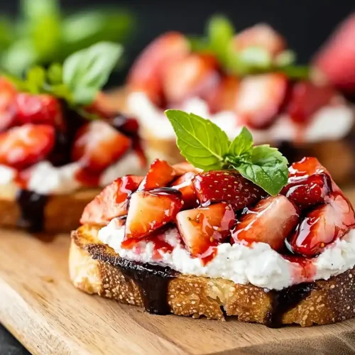 Strawberry Ricotta Bruschetta