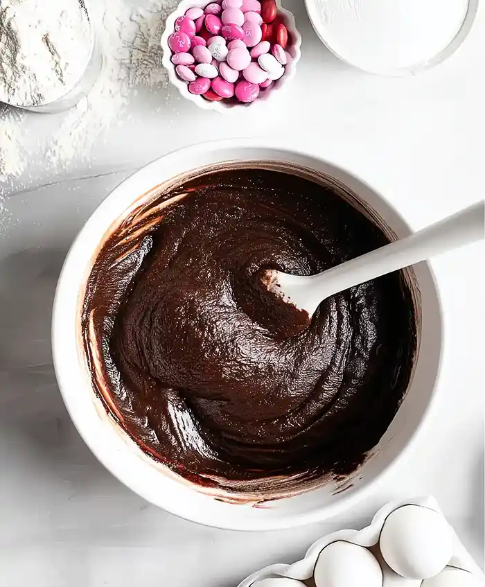Valentine's M&M's Brownies 3 Valentines Baking Ideas Desserts