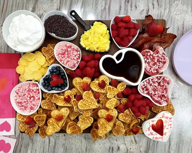 Valentine's Day Waffle Board