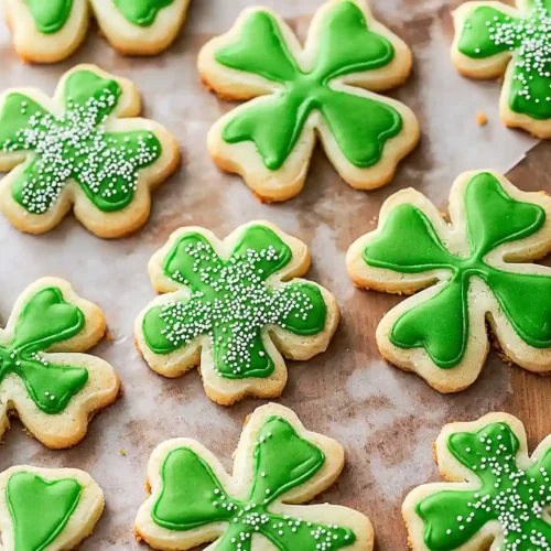 Vanilla Bean Shamrock Cookies 5 Vanilla Bean Shamrock Cookies