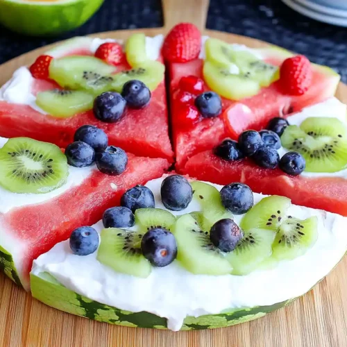 Watermelon Fruit Pizza Recipe 5 Watermelon Fruit Pizza