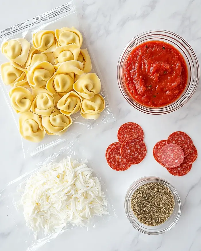 cheesy pizza pasta bake