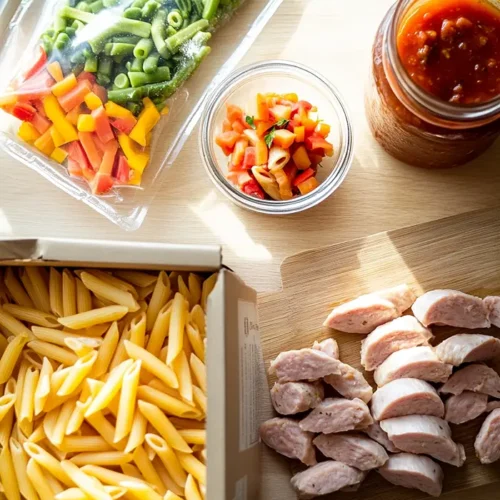 15-Minute Chicken Sausage Pasta 5 chicken sausage pasta 15 minutes
