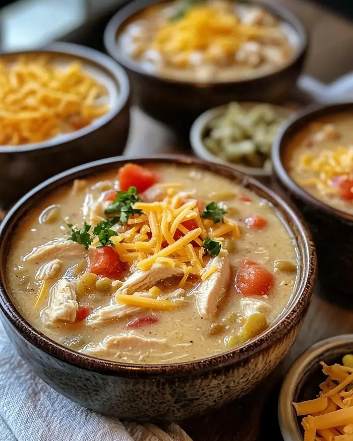 creamy white chicken chili