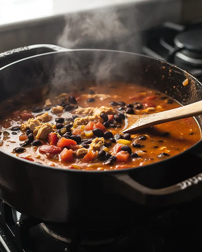 5-Ingredient Creamy Taco Soup recipe 3 easy taco soup