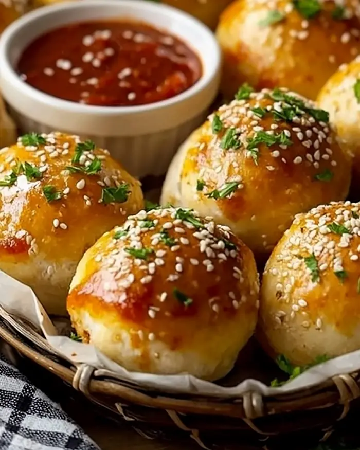 Garlic Parmesan Cheeseburger Bombs 4 garlic parmesan burger bombs