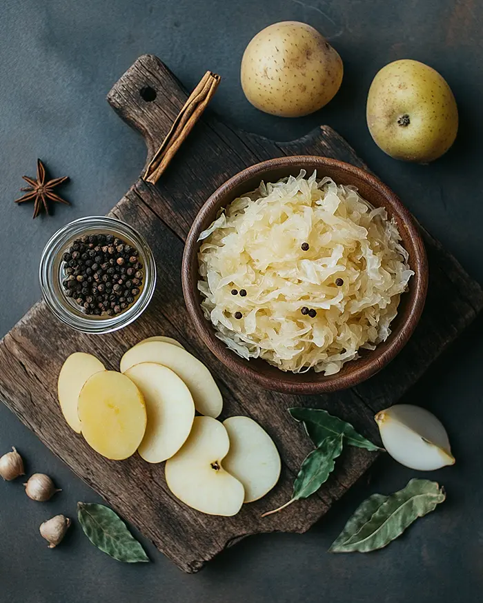 how to cook sauerkraut ingredients
