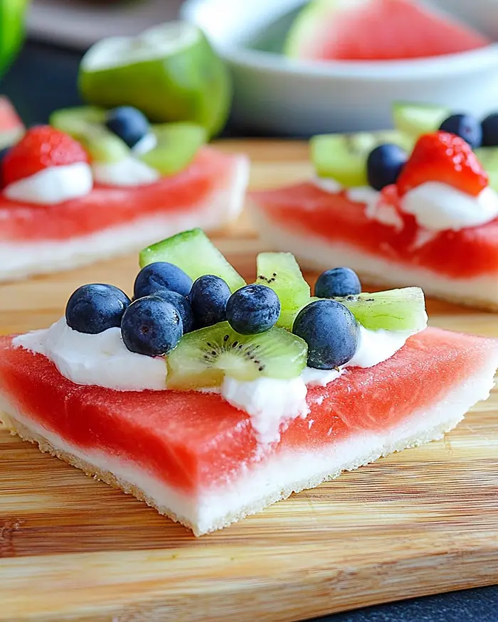 Watermelon Fruit Pizza Recipe 4 watermelon fruit pizza recipe