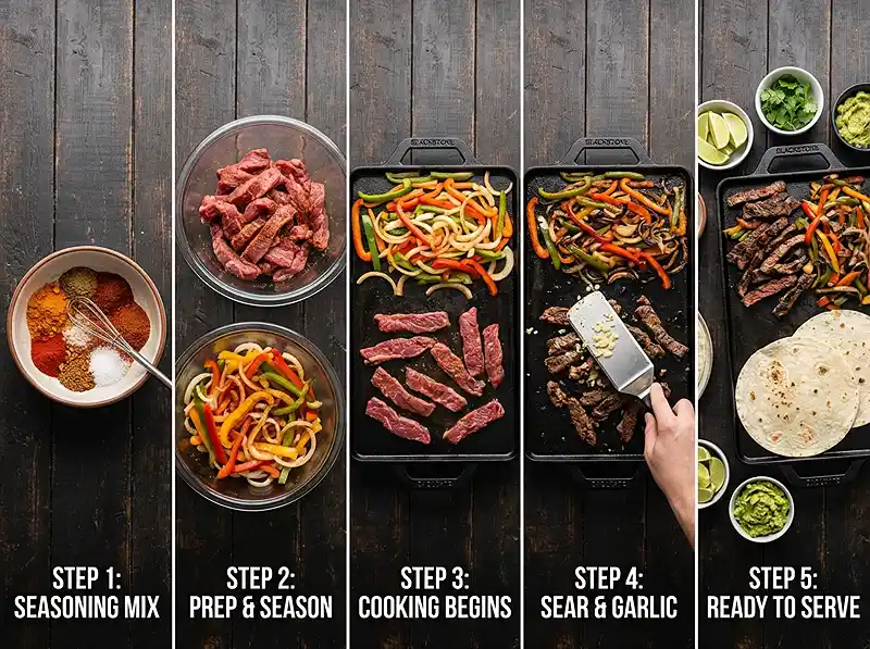 Blackstone Steak Fajitas 3 Blackstone Fajitas Recipe