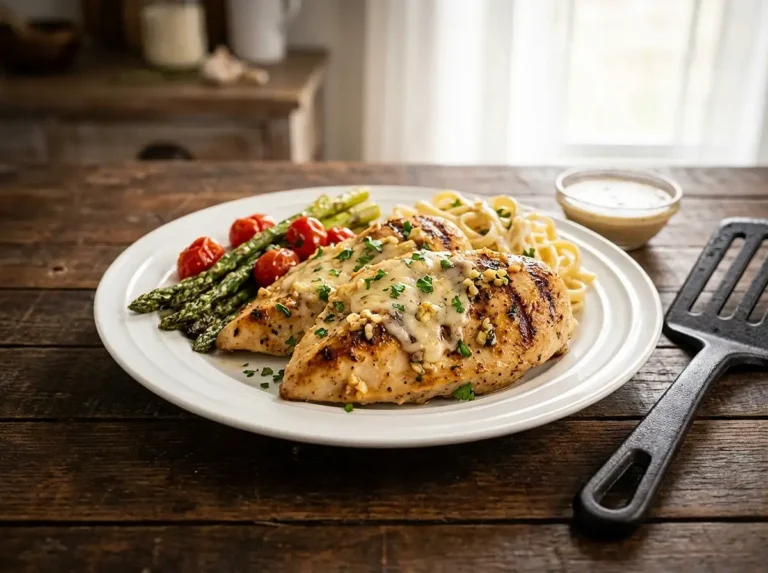 Blackstone Garlic Parmesan Chicken
