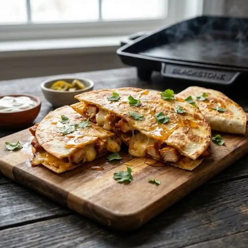 Blackstone Hot Honey BBQ Chicken Quesadillas 6 Blackstone Hot Honey BBQ Chicken Quesadillas