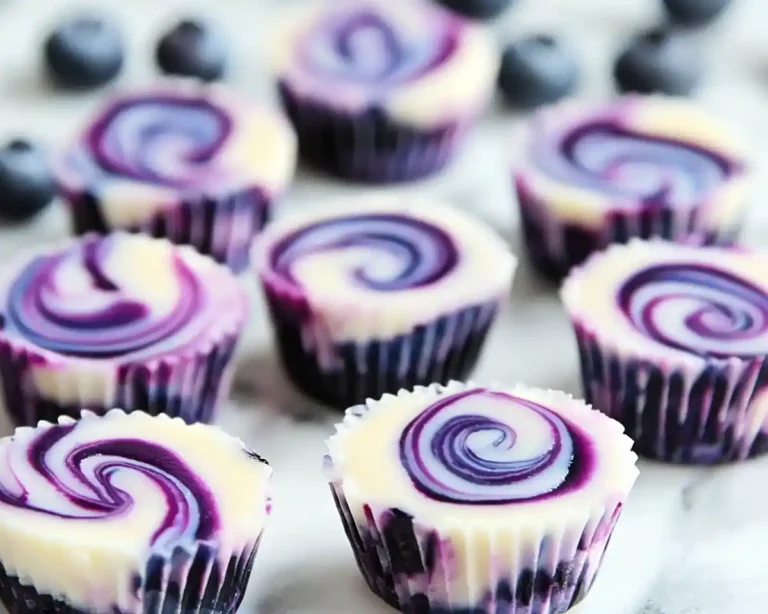 Blueberry Swirl Yogurt Bites