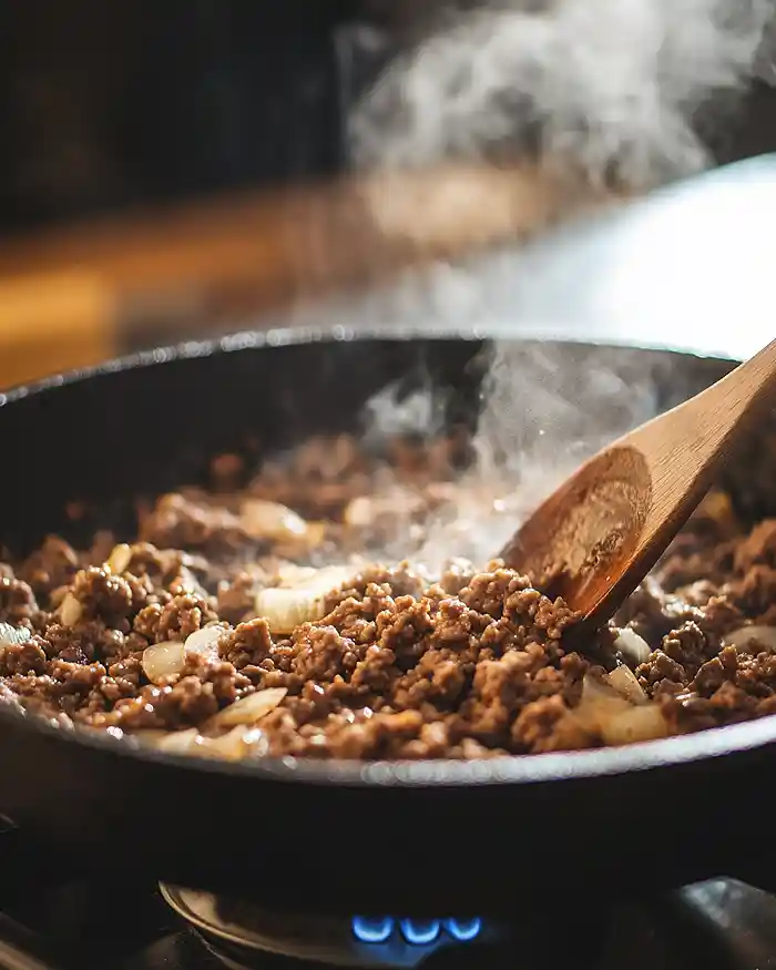 Cheesy Taco Rice Skillet 3 Cheesy Beef Skillet