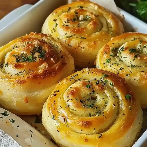 Cheesy garlic rolls