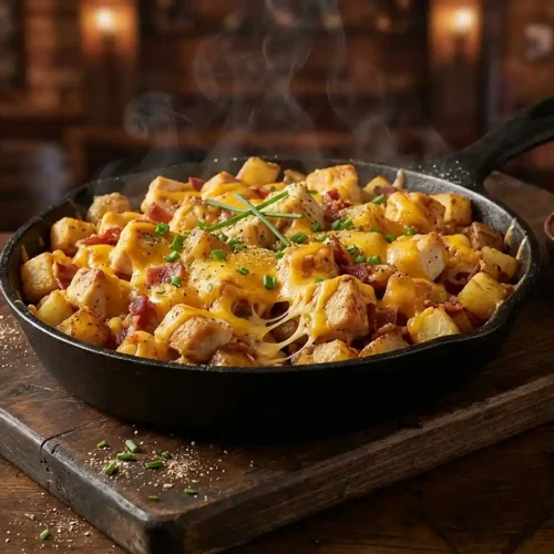 Chicken Bacon Ranch Skillet on the Blackstone 6 Chicken Bacon Ranch Skillet on the Blackstone