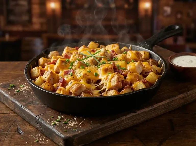 Chicken Bacon Ranch Skillet on the Blackstone