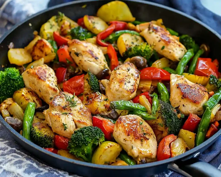 Chicken and Vegetables Skillet