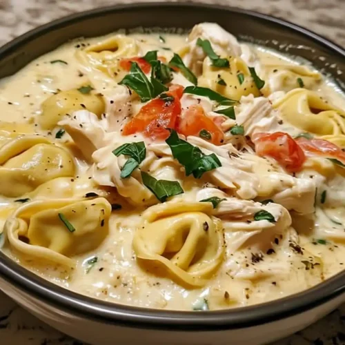 Creamy White Chicken Chili Tortellini 5 Creamy White Chicken Chili Tortellini
