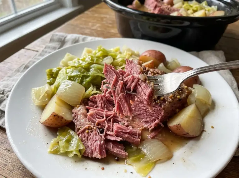 Crock Pot Corned Beef and Cabbage Recipe