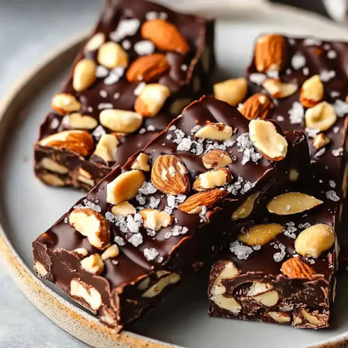 Dark Chocolate Sea Salt Nut Bars 5 Dark Chocolate Sea Salt Nut Bars