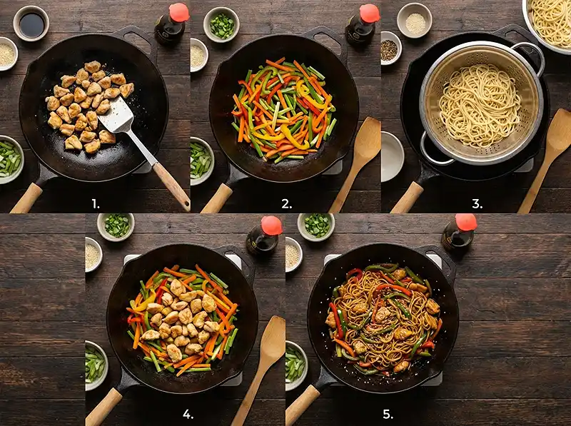 Chicken Lo Mein Recipe 3 Easy Chinese Recipes