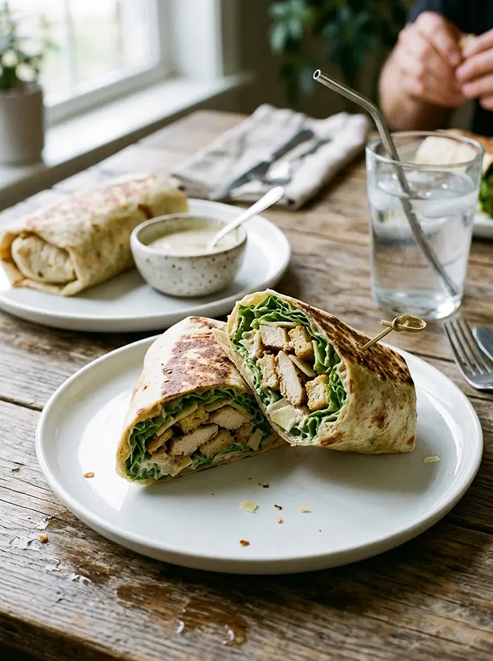 Easy Chicken Caesar Wrap 4 Easy Dinner Recipes Sandwich