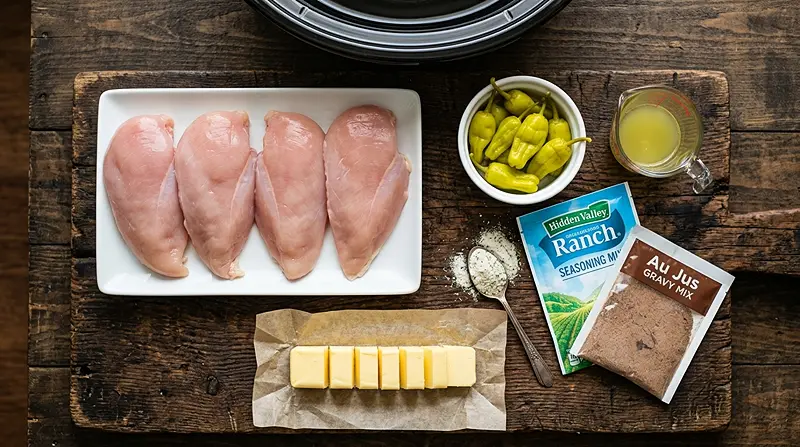 Easy Mississippi Chicken 2 Easy Mississippi Chicken Ingredients