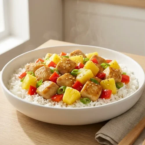 Easy Pineapple Chicken and Rice