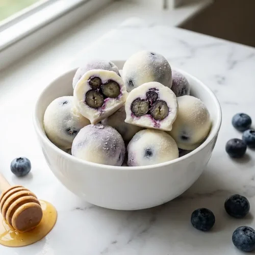 Frozen Greek Yogurt Blueberry Bites 6 Frozen Greek Yogurt Blueberry Bites