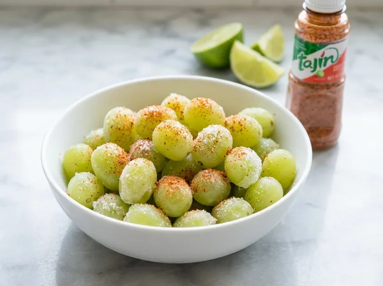 Frozen Tajin Grapes