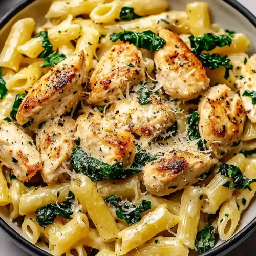 Garlic Parmesan Chicken Pasta 5 Garlic Parmesan Chicken Pasta