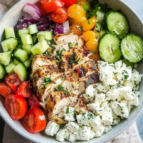 Greek Chicken Bowls 5 Greek Chicken Bowls