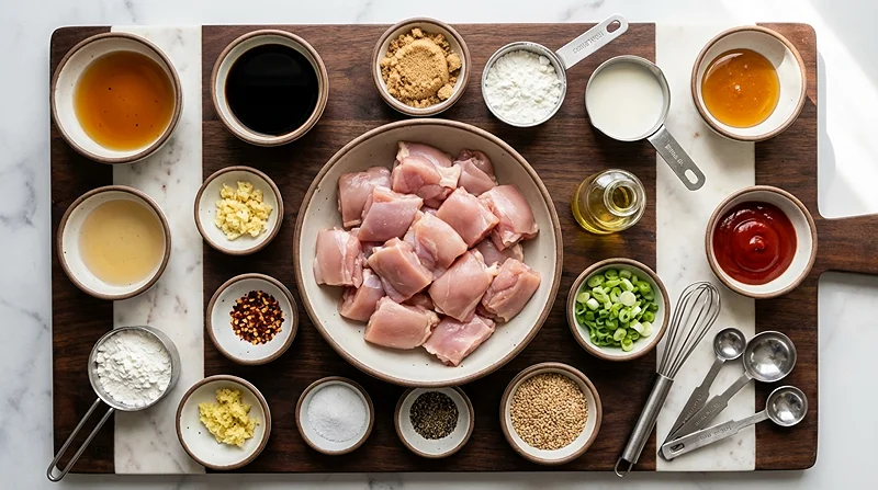 Griddle Blackstone Bourbon Chicken Recipe Ongredients