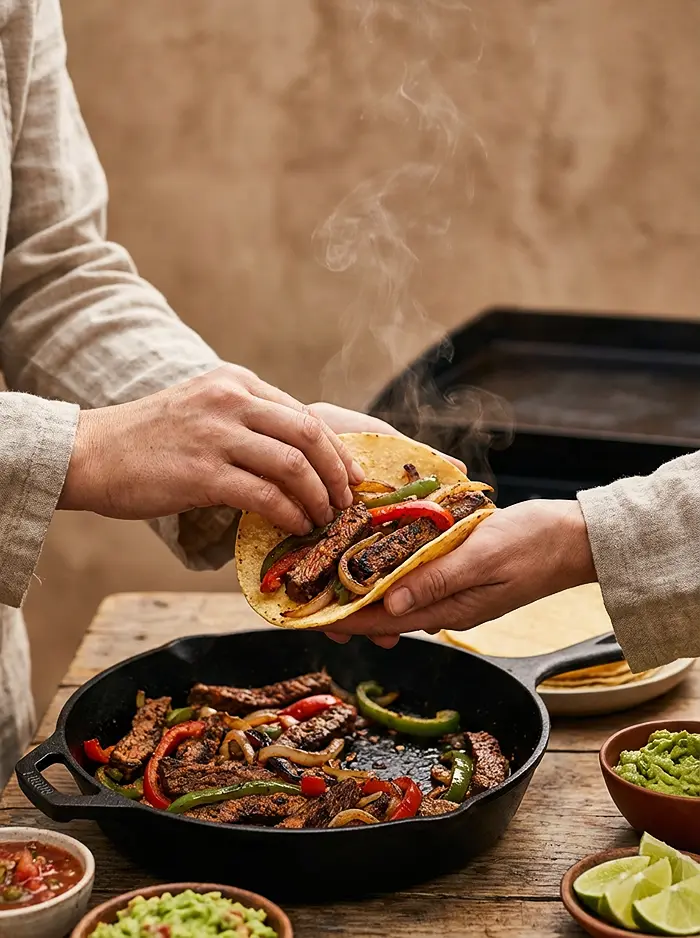 Blackstone Steak Fajitas 4 Griddle Fajitas