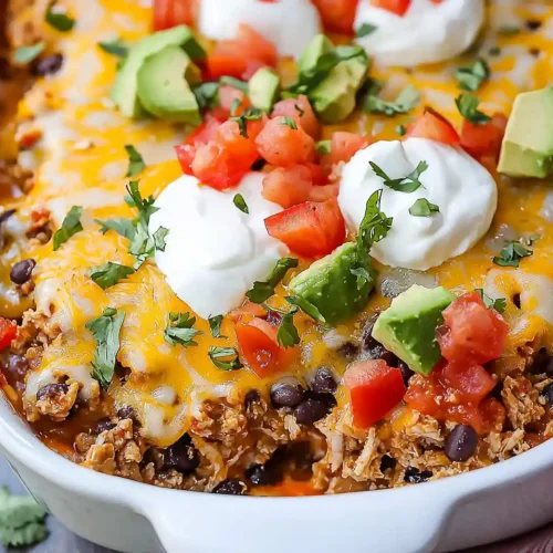 Ground Turkey Taco Casserole