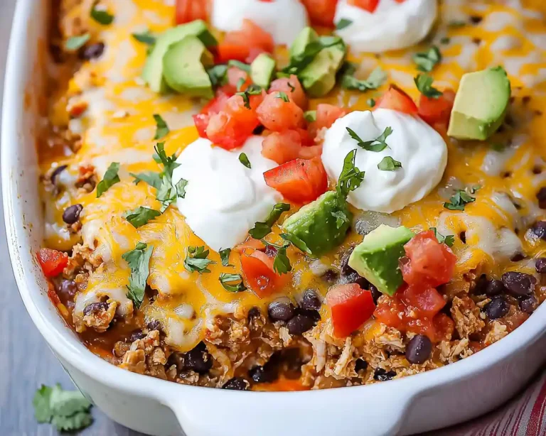 Ground Turkey Taco Casserole