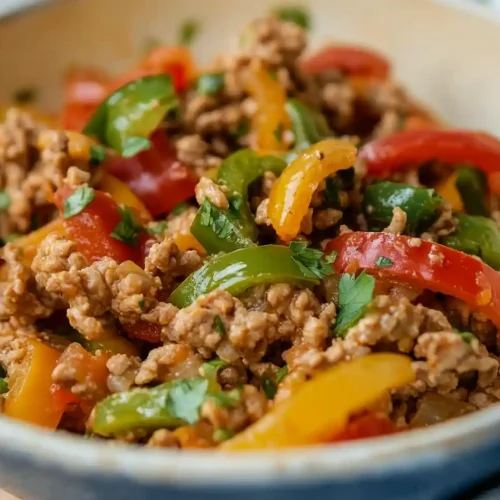 Ground Turkey and Peppers 5 Ground Turkey and Peppers